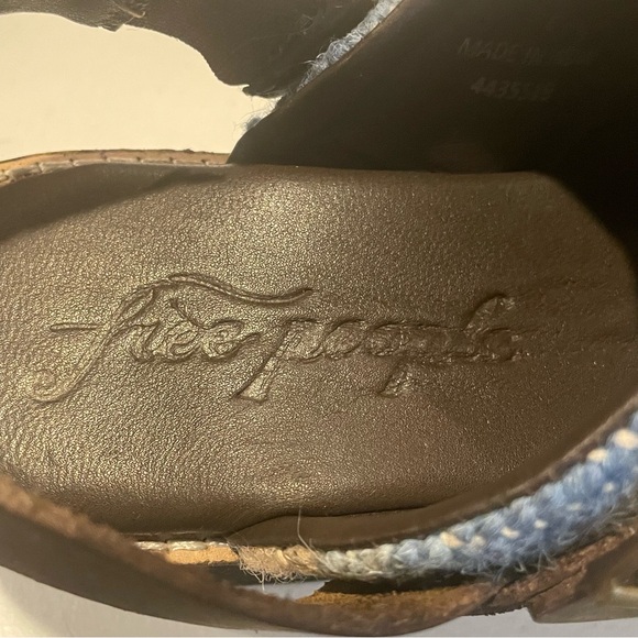 Free People Astrid Stargazer Mix Platform Mules Size 6.5 - Picture 9 of 11